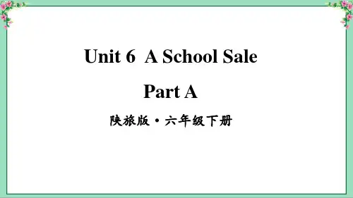 陕旅版英语六年级下册Unit 6 Part A新版课件(45页)