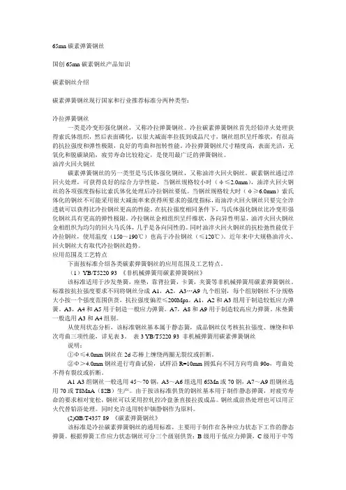65mn弹簧钢