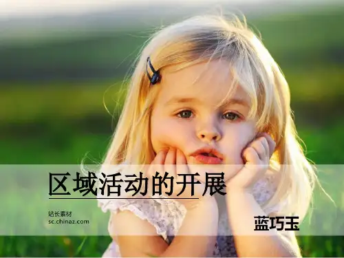 幼儿园区域活动的开展流程