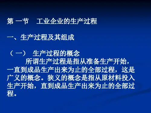 生产过程组织-75页PPT资料
