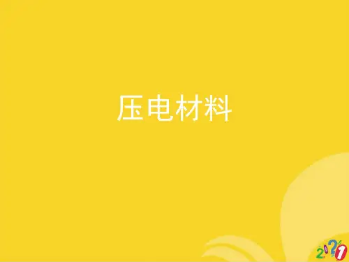 压电材料标准版资料