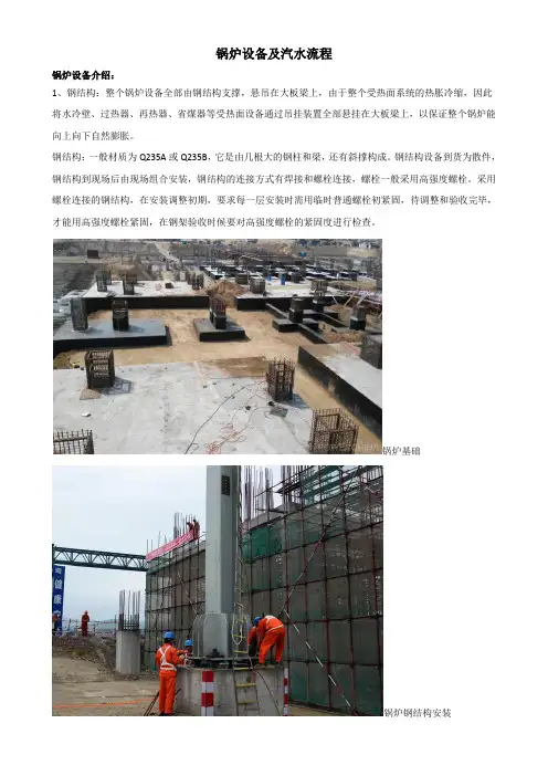 锅炉设备汽水流程(配图片)