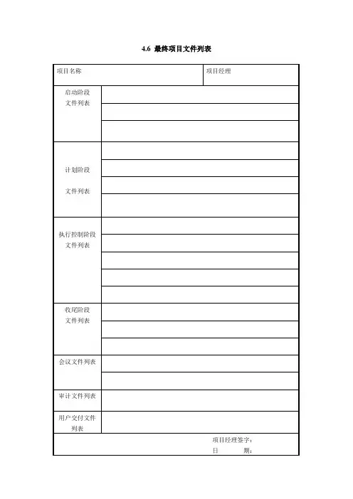 最终项目文件列表