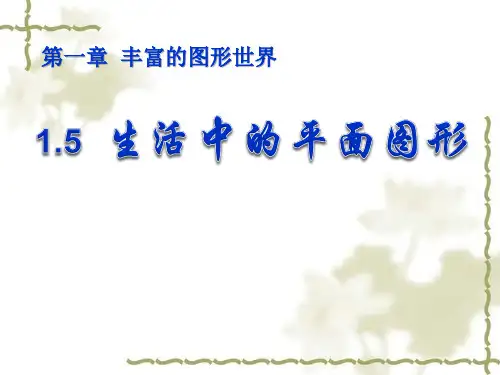 2020年七年级数学上册(北师大版)生活中的平面图形课件