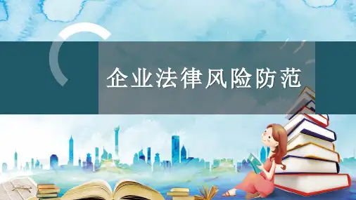 企业法律风险防范培训讲座(完整)