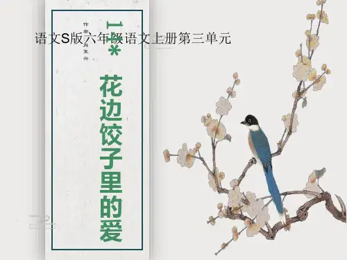 语文S版六年级上册《花边饺子里的爱》