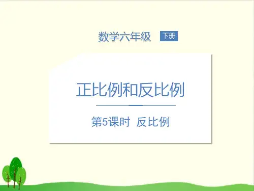 六年级下数学-4 正比例与反比例 反比例 北师大版PPT课件(16张)