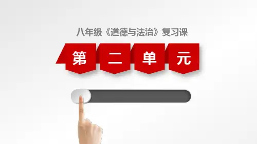 《道德与法治》八年级上册第二单元复习课件