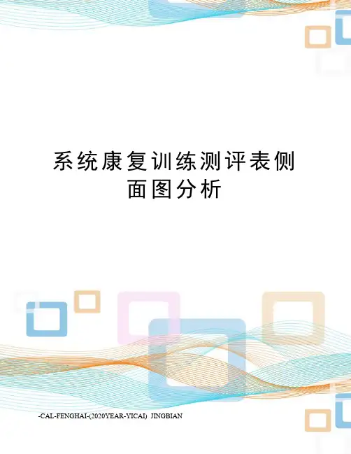 系统康复训练测评表侧面图分析