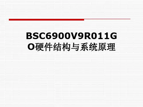 BSC6900V9R011GO硬件结构与系统原理