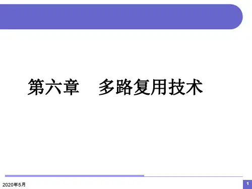 第六章 多路复用技术
