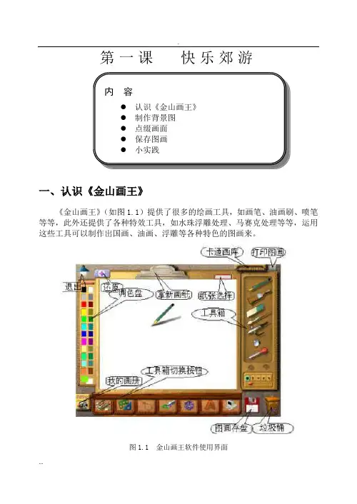 金山画王教程(图文并茂)