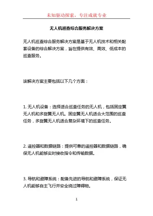 无人机巡查综合服务解决方案 (2)