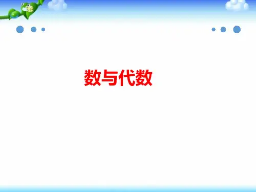 六年级下册数学公开课课件《数与代数》课件1 西南师大版