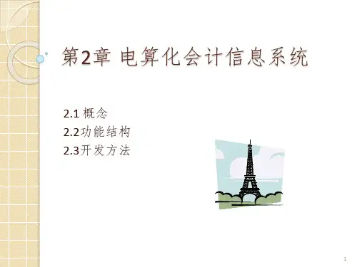电算化会计信息系统PPT课件