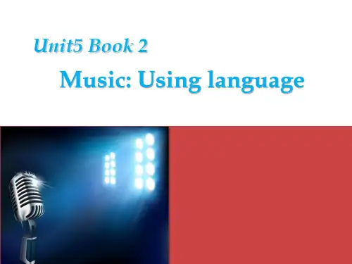 人教版高中英语必修2Unit5Using Language课件
