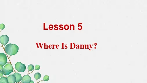 冀教版四年级下册Lesson 5课件(市优)