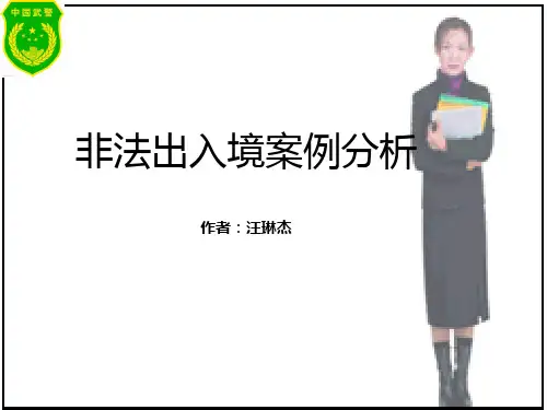 非法出入境案例分析