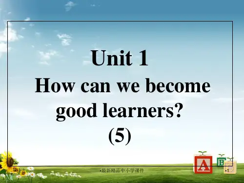 九年级英语全册口译精练Unit1Howcanwebecomegoodlearners(5)课件新版人教新目标版PPT课件