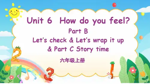 六年级英语上册教学课件《Unit-6--How-do-you-feel》Part-B(第六课时)