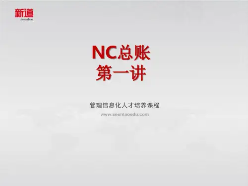 第1讲 总账(基础设置)