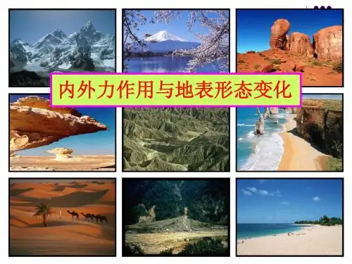 内外力作用于地表形态的变化