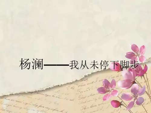 杨澜介绍