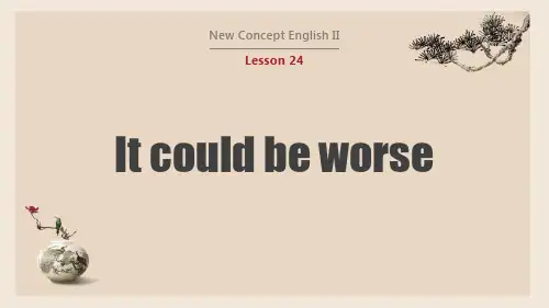 新概念英语2册Lesson 24 课件