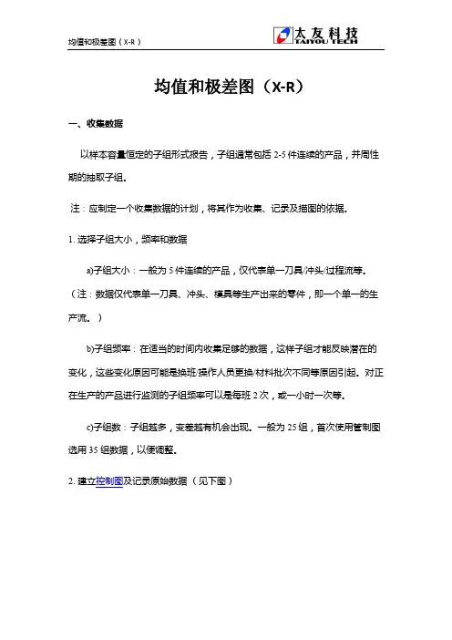 均值和极差图(X-R)