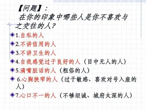 第二章  个人礼仪--仪表形象1