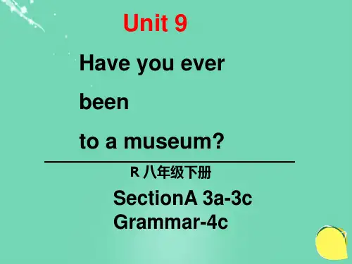 人教版八年级英语下册精品课件：Unit 9 第二课时(3a-3c)(Grammar Focus-4c)