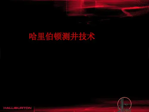 哈里伯顿测井新技术