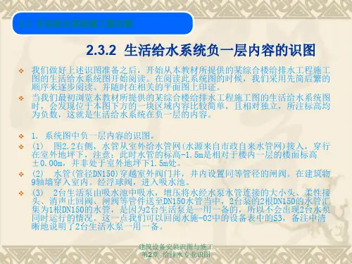 建筑设备安装识图与施工(给排水识图) 02