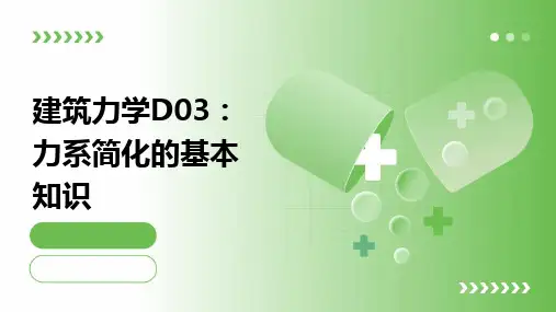 建筑力学D03力系简化的基本知识