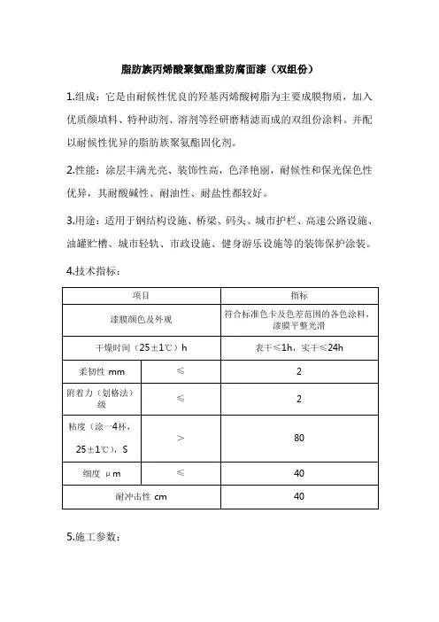 脂肪族丙烯酸