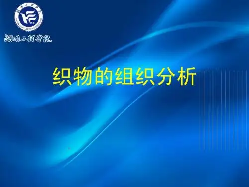 织物的组织分析