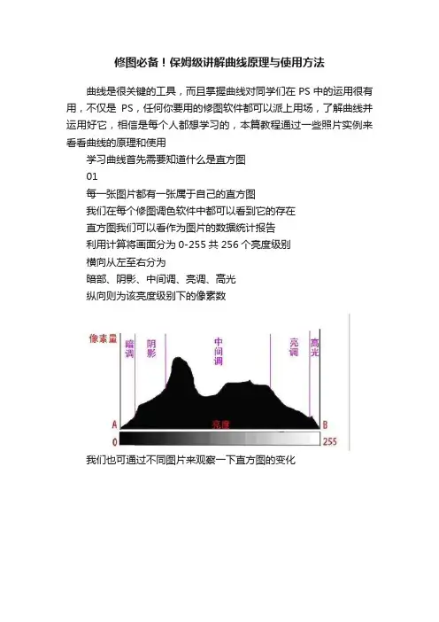 修图必备！保姆级讲解曲线原理与使用方法