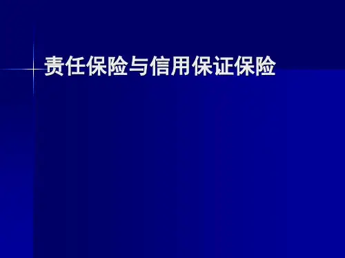责任保险与信用保证保险.pptx