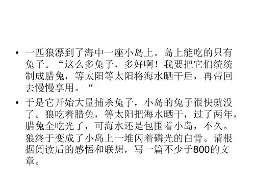 狼和兔子的故事)