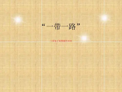 三星电子系统操作培训