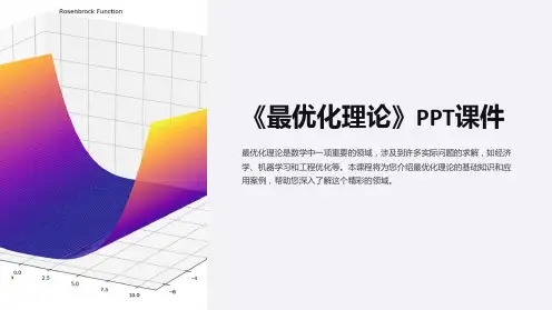 《最优化理论》课件