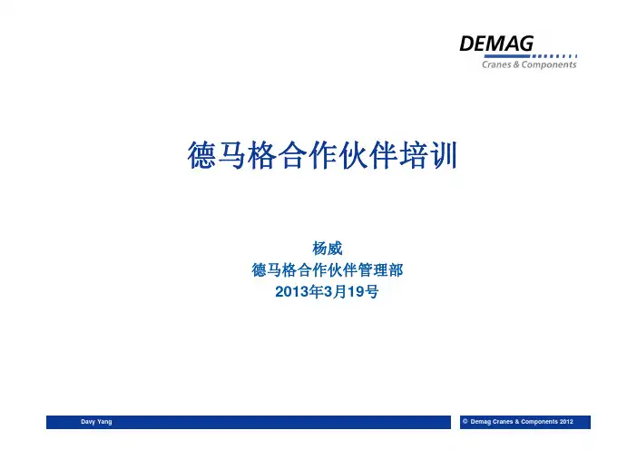 德马格产品销售