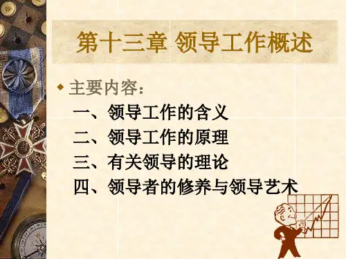 领导工作概述(PPT46页).ppt