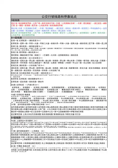 2011年上海公交车媒体刊例价