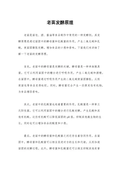 老面发酵原理