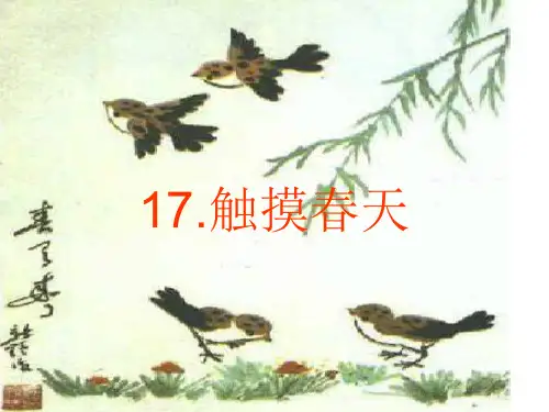 《17.触摸春天》1.PPT课件