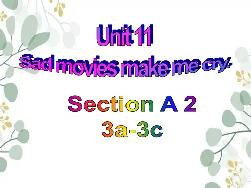 Unit 11 Section A 3a-3c22-23人教版英语九年级全一册