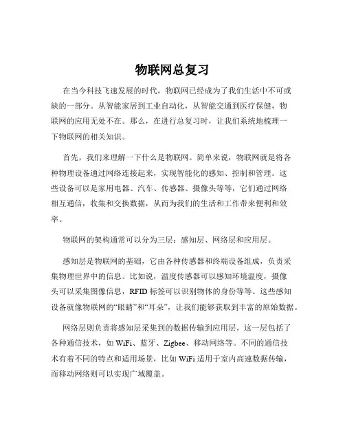 物联网总复习