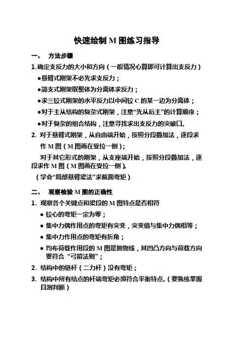 快速绘制M图练习指导