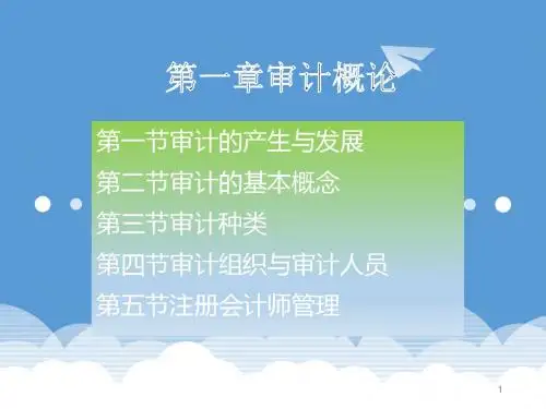 1.第一章审计概论